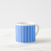 Blaue Creme Espressotasse (Vorderseite Rechts)