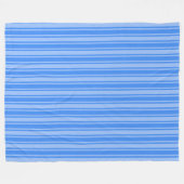 Blaue Creme Fleecedecke (Vorderseite (Horizontal))