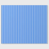 Blaue Creme Geschenkpapier (Flach)