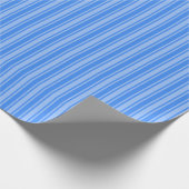 Blaue Creme Geschenkpapier (Ecke)
