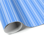 Blaue Creme Geschenkpapier (Rolleneckpunkt)