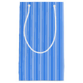 Blaue Creme Kleine Geschenktüte (Vorderseite)