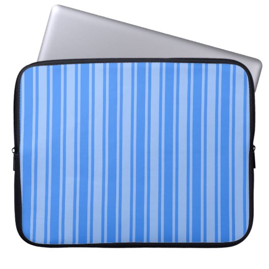 Blaue Creme Laptopschutzhülle (Vorderseite)