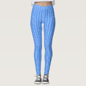 Blaue Creme Leggings (Vorderseite)