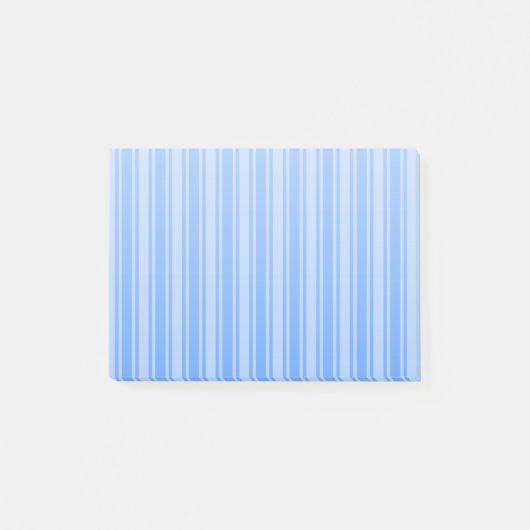 Blaue Creme Post-it Klebezettel (Vorderseite)