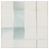 Blaue Creme Quadrate Stoff (Nahaufnahme)