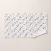 Blaue Creme-Schleifen Badhandtuch Set (Handtuch)