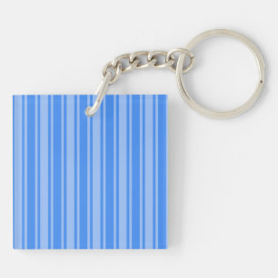 Blaue Creme Schlüsselanhänger