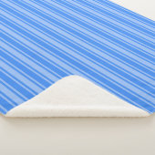 Blaue Creme Sherpadecke (3/4)
