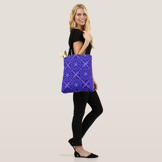 blaue Cristal Tasche (Am Model)