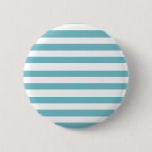 Blaue Curaçao und weiße Streifen Button (Vorderseite)