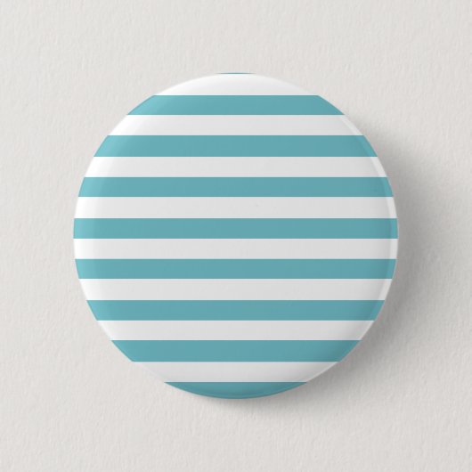 Blaue Curaçao und weiße Streifen Button (Vorderseite)