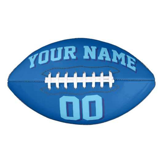 BLAUE Custom Football (Vorderseite)