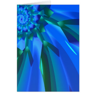 Blaue/cyan-blaue Blume