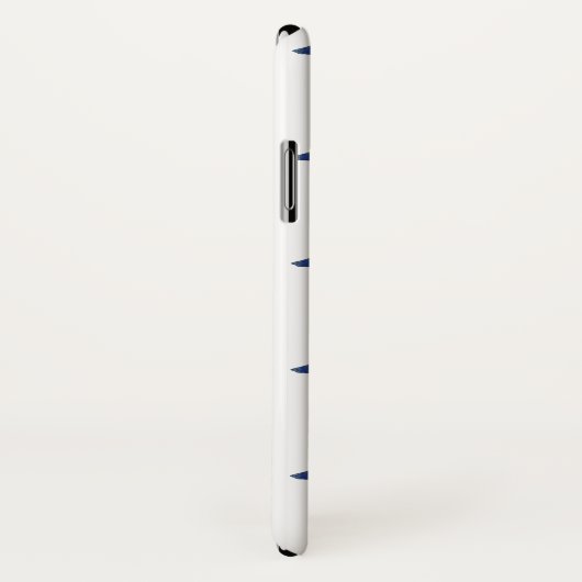 Blaue Dackel Case-Mate iPhone Hülle (Hinten/Rechts)