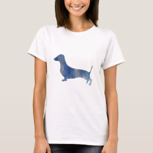 Blaue Dackel T-Shirt