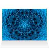 BLAUE DAHLIENBLÜTEN (Innenansicht Horizontal (Oben))
