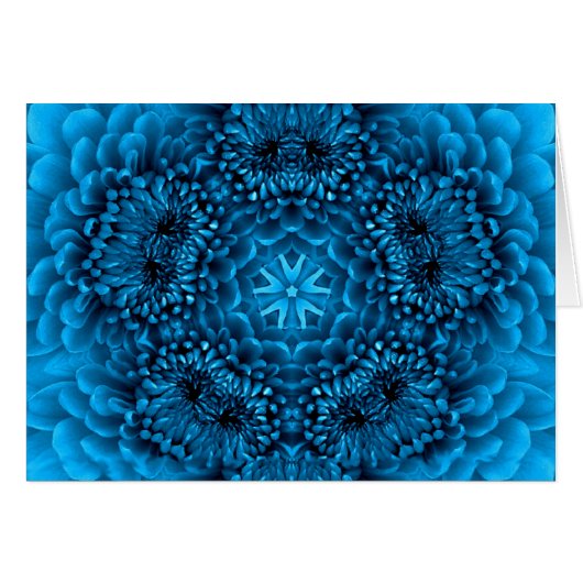 BLAUE DAHLIENBLÜTENBLÄTTER (Vorderseite (Horizontal))