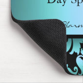 Blaue Damast-Mauspad Mousepad (Ecke)
