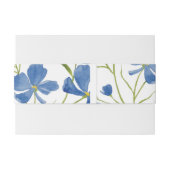 Blaue Dämmerungsblume Einladungsbanderole (Rückseitenbeispiel)