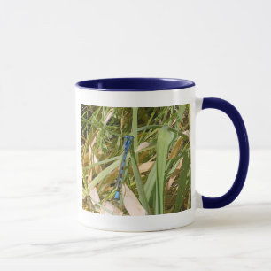 Blaue Damselfly-Tasse Tasse