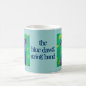 blaue dawg Schnurband-Tasse Kaffeetasse (Mittel)
