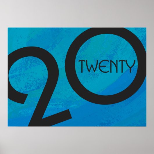 Blaue Dekade Poster (Vorne)