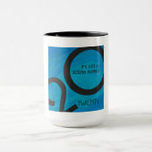 Blaue Dekade Tasse (Zentrum)