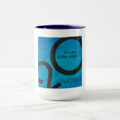 Blaue Dekade Tasse (Zentrum)