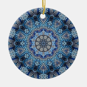 Blaue Dekoration