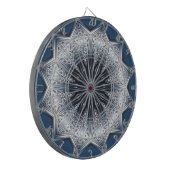 Blaue Dekorative Dartscheibe (Vorderseite Links)