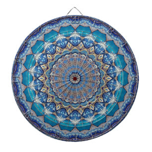 Blaue Dekorative Dartscheibe