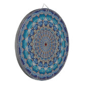 Blaue Dekorative Dartscheibe (Vorderseite Links)