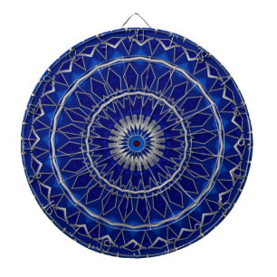 Blaue Dekorative Dartscheibe