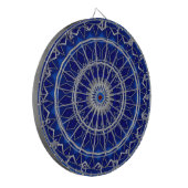 Blaue Dekorative Dartscheibe (Vorderseite Links)