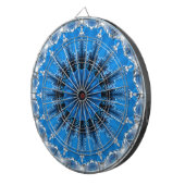 Blaue Dekorative Dartscheibe (Vorderseite rechts)