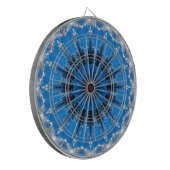Blaue Dekorative Dartscheibe (Vorderseite Links)