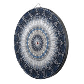 Blaue Dekorative Dartscheibe (Vorderseite rechts)