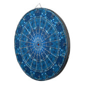 Blaue Dekorative Dartscheibe (Vorderseite rechts)
