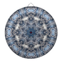 Blaue Dekorative Dartscheibe
