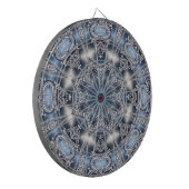 Blaue Dekorative Dartscheibe (Vorderseite Links)