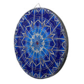Blaue Dekorative Dartscheibe (Vorderseite rechts)