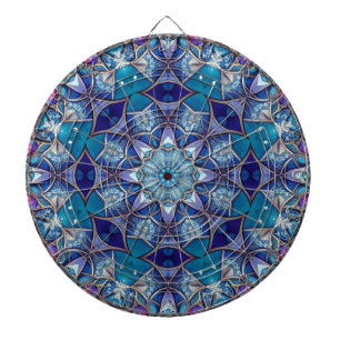 Blaue Dekorative Dartscheibe