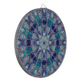Blaue Dekorative Dartscheibe (Vorderseite Links)