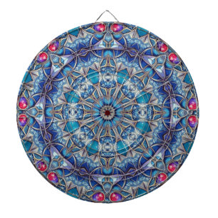 Blaue Dekorative Dartscheibe