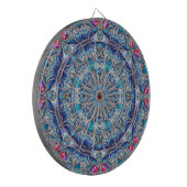 Blaue Dekorative Dartscheibe (Vorderseite Links)