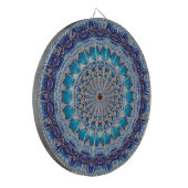 Blaue Dekorative Dartscheibe (Vorderseite Links)