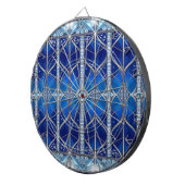 Blaue Dekorative Dartscheibe (Vorderseite rechts)