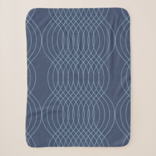 Blaue, dekorative, einfache, moderne, trendige wel sherpadecke