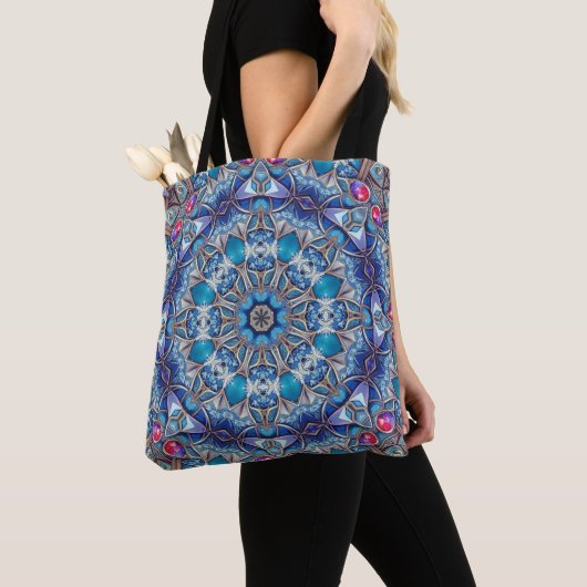 Blaue Dekorative Feiertags-Tasche Tasche (Von Nahem)